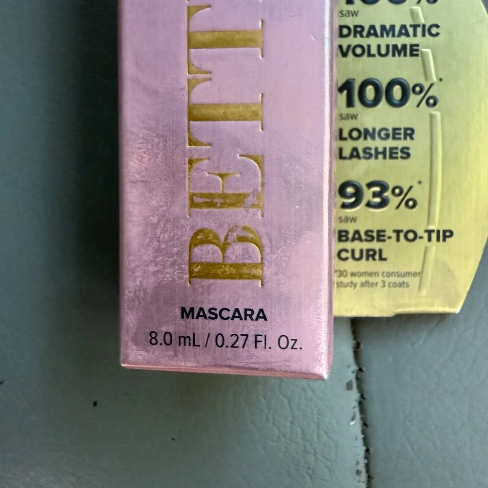 Too Faced Better Than S** Voluptuous Volume Mascara Black 0.27oz New in Box